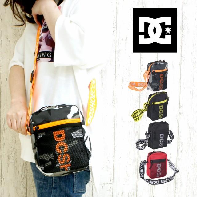 DC SHOES（ディーシーシューズ） ミニショルダーバッグ 黒 赤 黄色