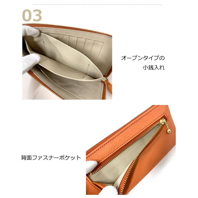 【開封のみ/未使用】 キャロライナヘレラ 三つ折り 長財布 財布 レディース 長財布 本革 日本製 ブランド 大容量 レディース長
