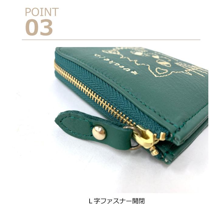二つ折り財布 レディース 財布 ネコ 人気 コンパクト 2つ折り財布 使い