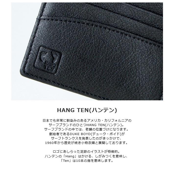 財布 Hang Ten ハンテン 二つ折り財布 61ht04 レザー 牛革 2つ折り財布 折りたたみ財布 メンズ 男性 革 サーフブランド おしゃれ 父の日 プレゼント 61ht04 かばんや 通販 Yahoo ショッピング