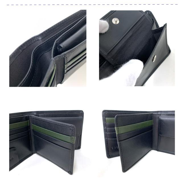 Crocodile（クロコダイル） 二つ折り財布 メンズ 革 2つ折り財布 男性