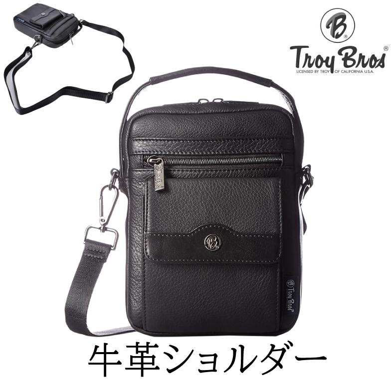 Troy Bros（トロイブロス） ミニショルダーバッグ メンズ 革 ミニ