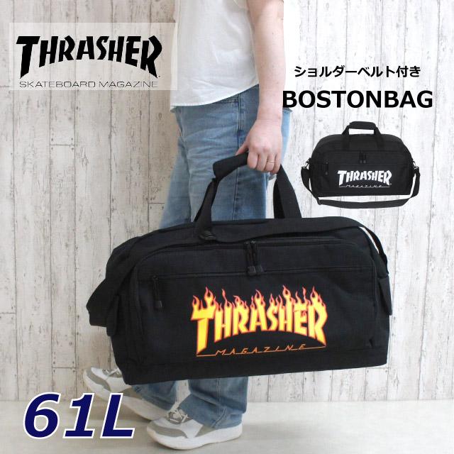 THRASHER（スラッシャー） ボストンバッグ 子供 男子 1泊 2泊 ボストン