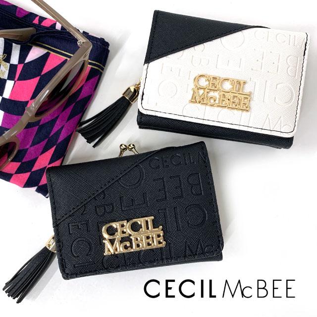 CECIL McBEE（セシルマクビー） ミニ財布 財布 三つ折り レディース