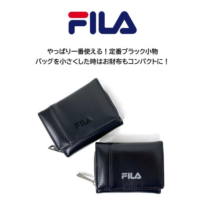 FILA（フィラ） ミニ財布 中学 ミニ さいふ コンパクト 三つ折り財布