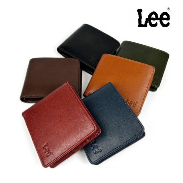 リー ★ 2本 Lee（リー） 2つ折り財布 メンズ レザー 革 おしゃれ レディース 財布