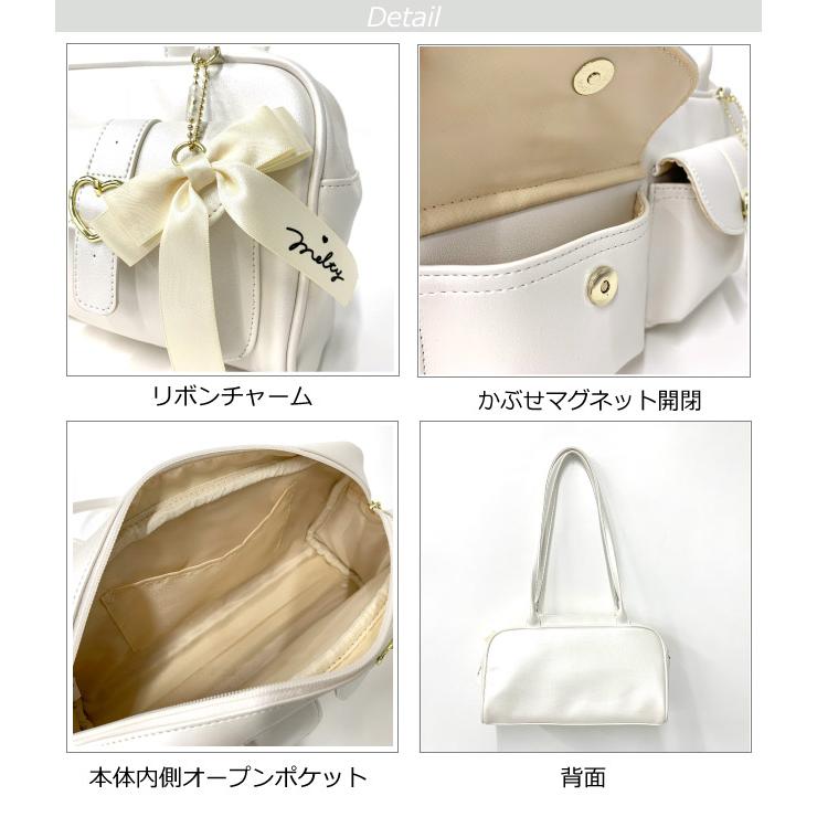 ショルダーバッグ キッズ 女子 かわいい リボン 韓国風 お出かけバッグ