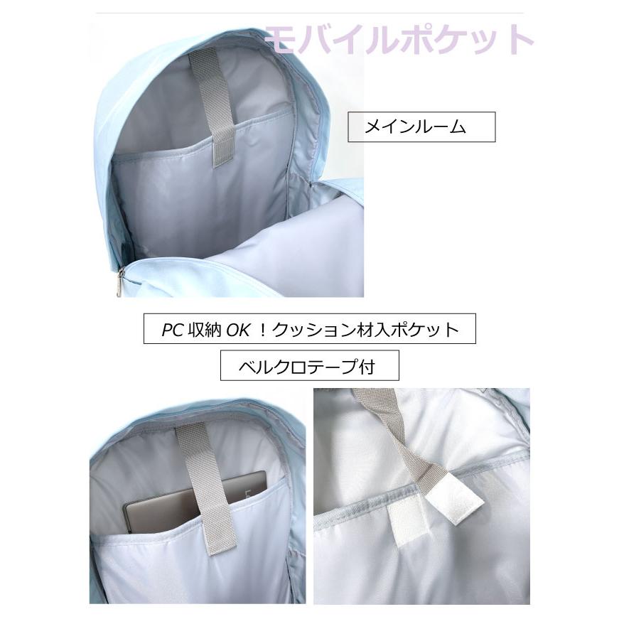 ロコネイル リュック 大きめ 通学 女子高生 大容量 中学生 通学リュック 人気 高校 中学 スクールリュック rnq-615の画像