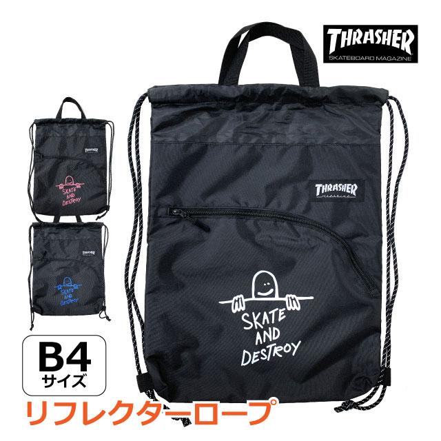 THRASHER（スラッシャー） ゴンズ ナップサック 子供 大人