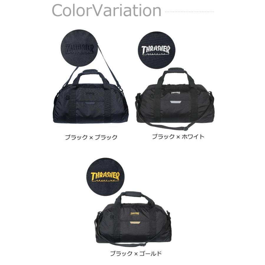 THRASHER ボストンバッグ 子供 男子 1泊 2泊 ボストン 部活 合宿 修学