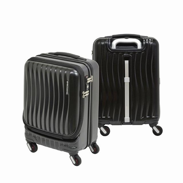 FREQUENTER　4輪キャリーケース　CLAM　23L　静音　機内持込　黒 FREQUENTER 4輪キャリーケース CLAM 23L 静音 機内持込 黒 楽天