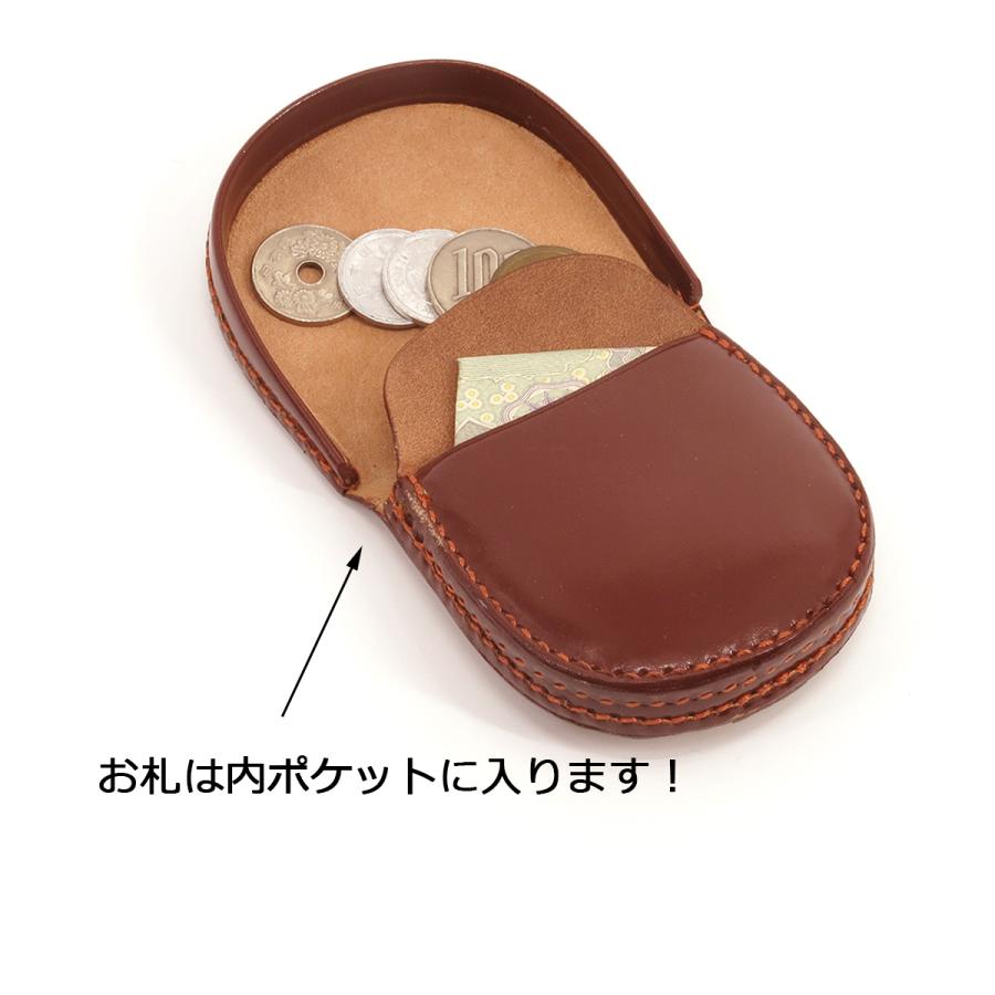 CORDOVAN コードバン 手縫い馬蹄型コインケース・小銭入れ 日本