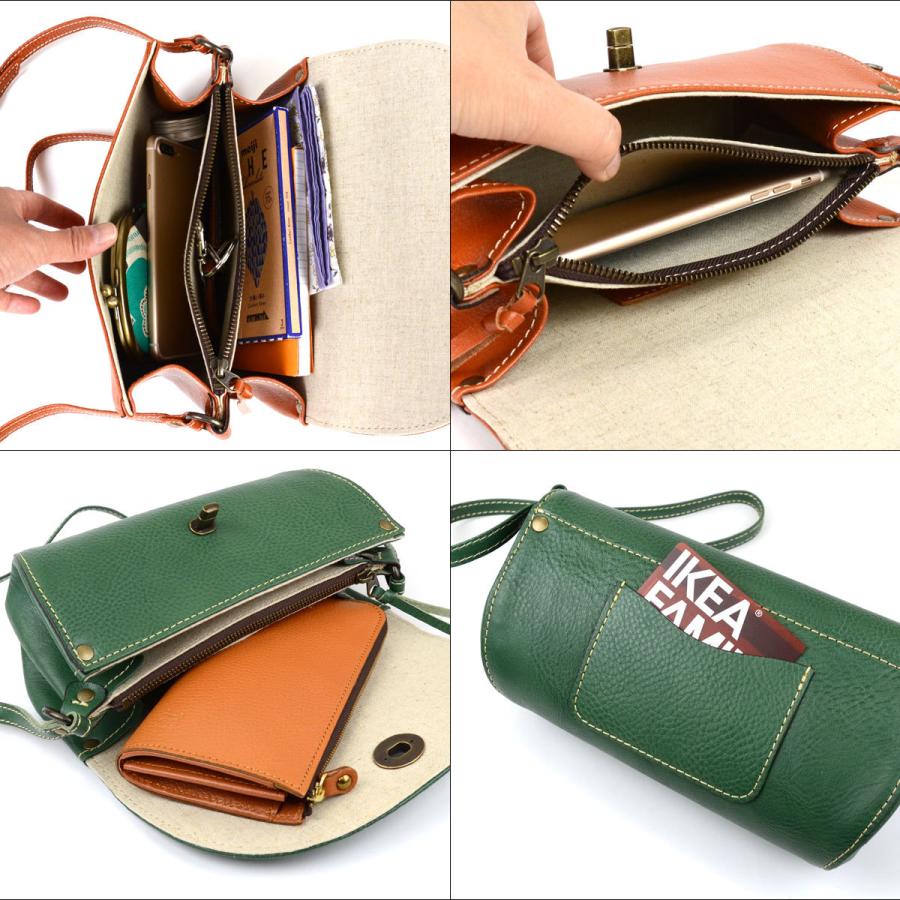artigiano(ファッション) ショルダーバッグ 横長 ヒネリ金具 artigiano(ファッション) ショルダーバッグ 横長 ヒネリ金具