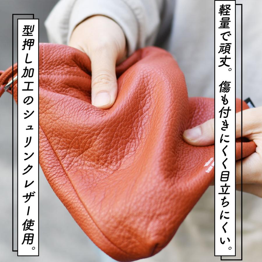 ポップコーン巾着(赤) ショルダーver. 【大人用】 waku 巾着