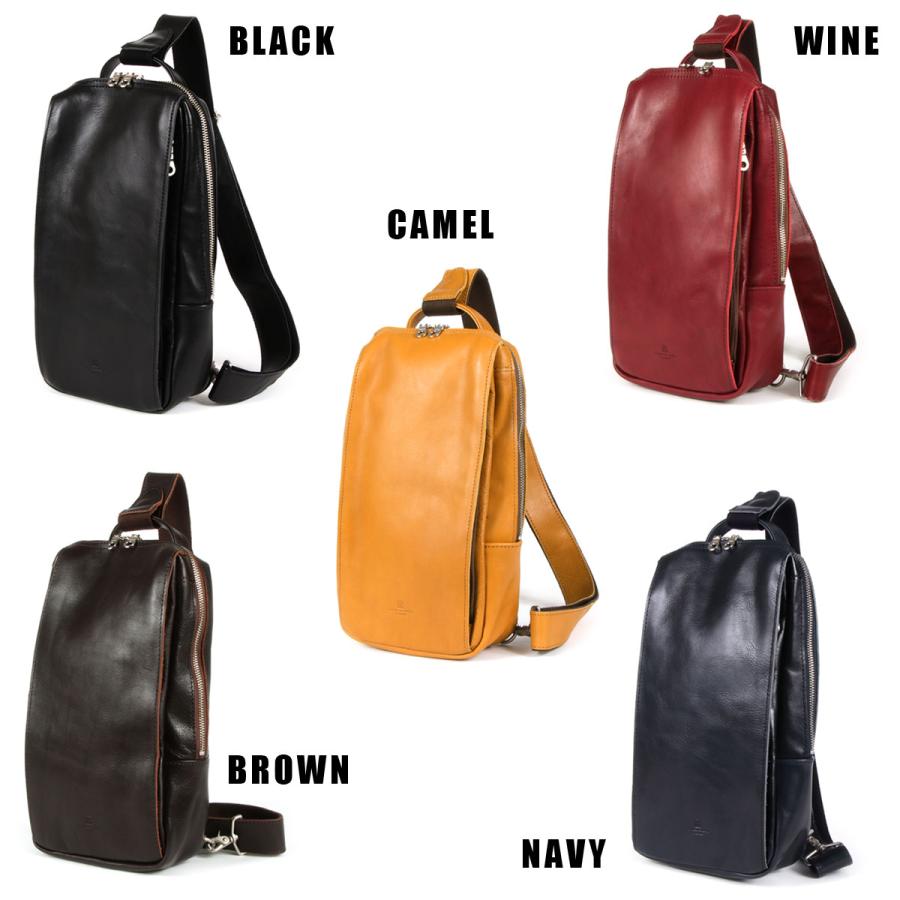 ボディバッグ メンズ 2Way ナチュラルカーフレザー KOI コーアイ BAGGY PORT バギーポート レディース 牛革 本革 日本製 ユニセックス_7