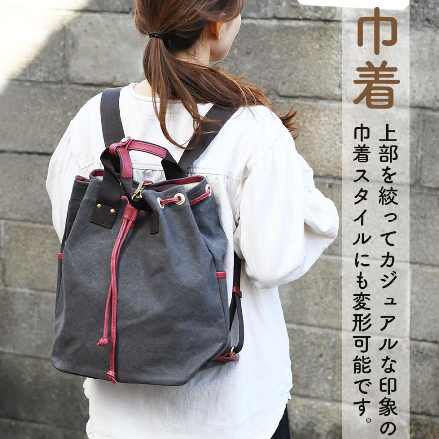 SEAGULL SHIP（シーガルシップ） 防水帆布 強度 極厚 巾着リュック