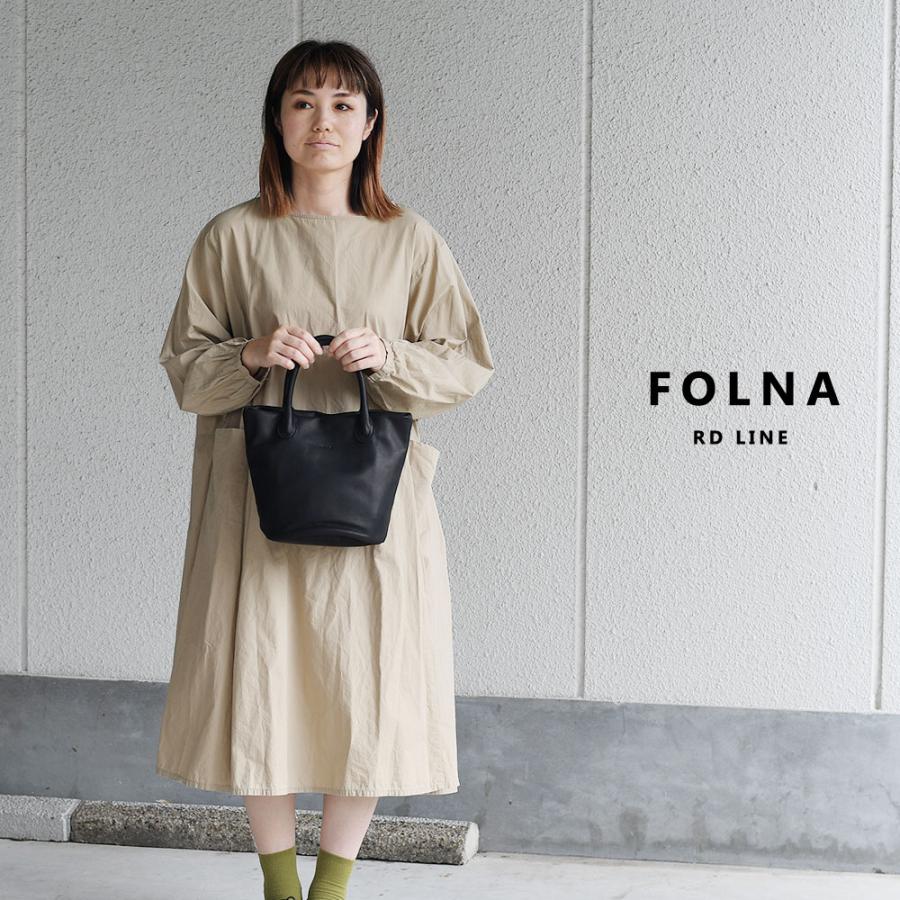 Folna トートバッグ 小さめ ミニトートバッグ 丸底 本革 レディース