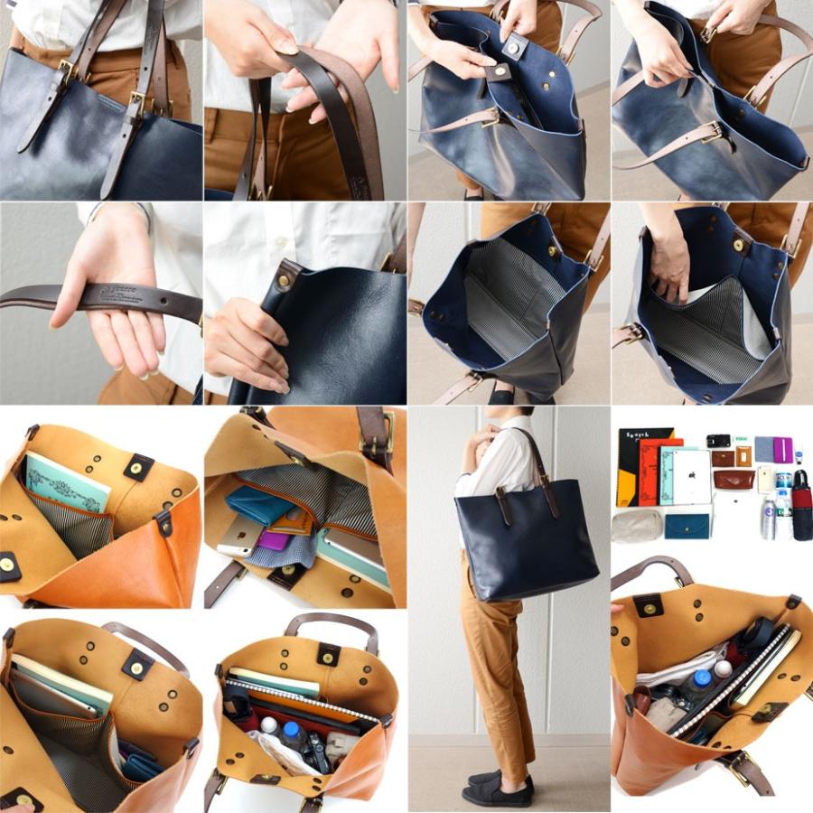 トートバッグ 男女兼用 b4 a4 メンズ レディース ユニセックス オイルレザー 本革 角底 スクエア 大容量 innocent Sac イノセントサック 日本製 姫路レザー トートバッグ 男女兼用 b4 a4 メンズ レディース ユニセックス オイル