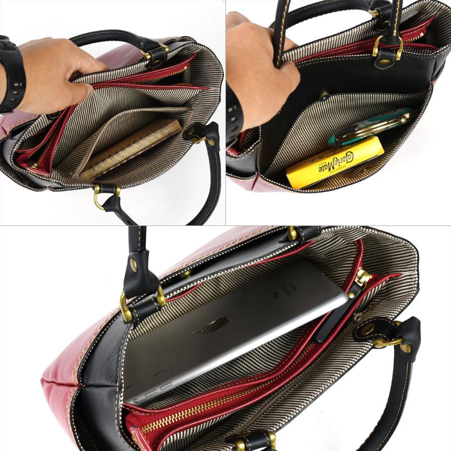 innocent Sac イノセントサック トートバッグ ハンドバッグ ツートン 2