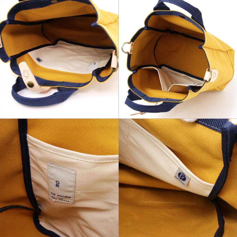 2Wayバッグ レディース le ondo ルオンド A4サイズ対応 4号帆布 姫路