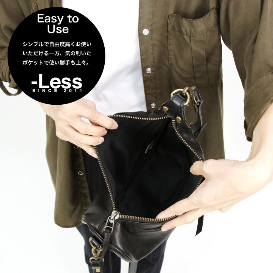 Less Design レスデザイン 馬革 2Wayショルダーバッグ  鞍型 クラッチバッグ 斜め掛け メッセンジャーバッグ ボディバッグ メンズ 日本製 本革 姫路レザー 左右非対称 アシンメトリー ユニセックス LessDesign レスデザイン 馬革 2wayショルダーバッグ クラッチバッグ