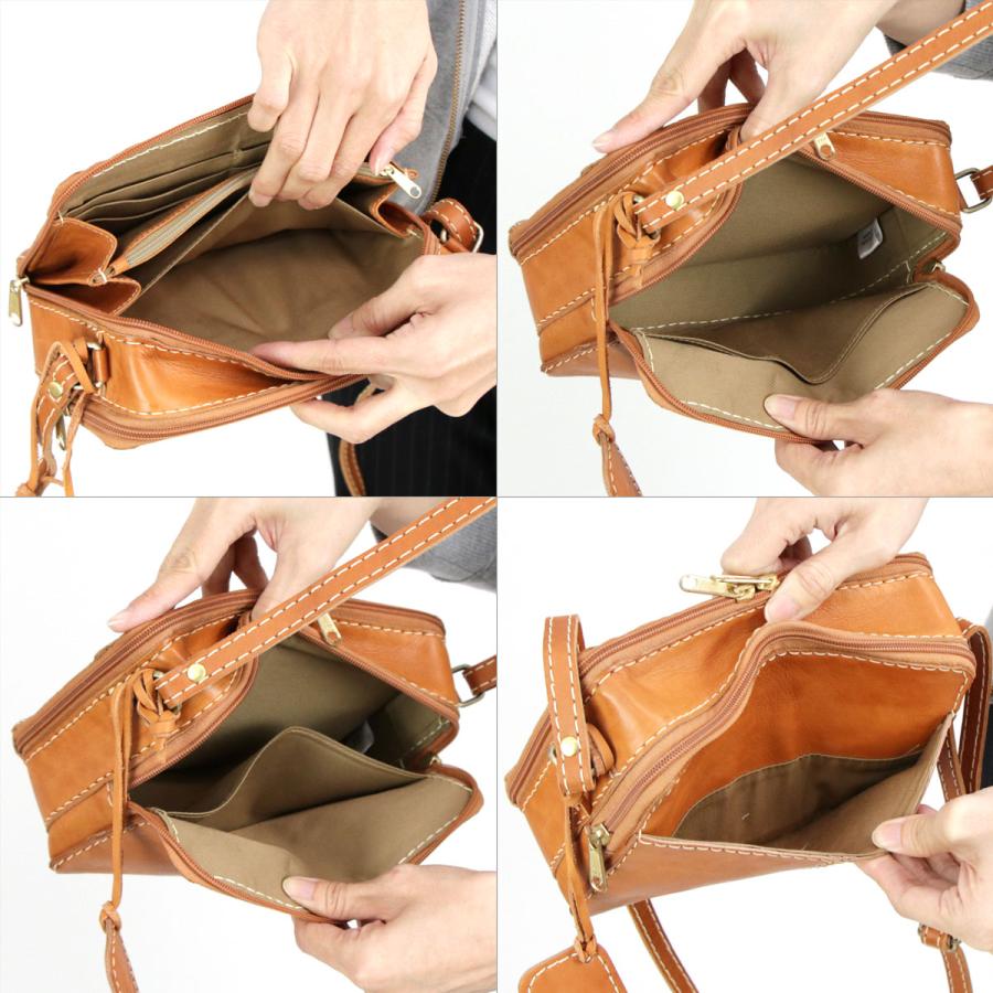 zucchero filato お財布ポシェット 2層式 ミニショルダーバッグ zucchero filato お財布ポシェット 2層式 ミニショルダーバッグ