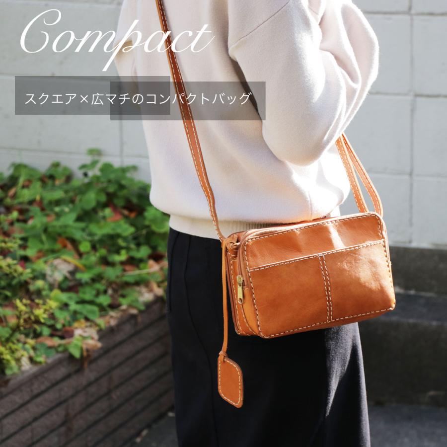zucchero filato お財布ポシェット 2層式 ミニショルダーバッグ zucchero filato お財布ポシェット 2層式 ミニショルダーバッグ