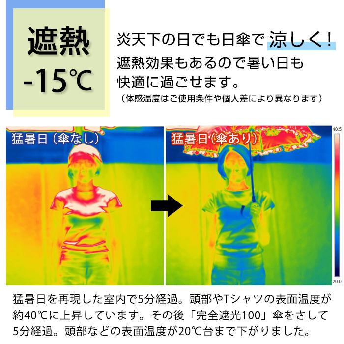 日傘 折りたたみ傘 完全遮光 3段 晴雨兼用 ギャザーフリル 黒 ブラック UVカット 親骨55cm 遮熱 UPF50＋ 撥水加工 はっ水加工 軽い 軽量 大きめ レディース | pink trick | 07