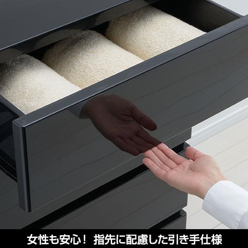 チェスト 5段 ワイド 幅75cm 黒 ブラック おしゃれ 衣装ケース 収納ケース 収納ボックス タンス リビング クローゼット 240-A1 | JEJアステージ | 04