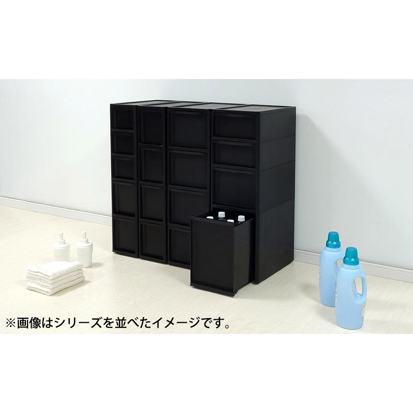 隙間収納ストッカー 幅26cm 黒 ブラック キッチンストッカー キッチンラック キッチン収納 ランドリー 洗面所 引き出し 160-A15/160-A16/160-A17/160-A28 | JEJアステージ | 11