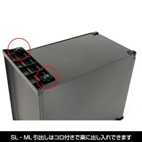 隙間収納ストッカー 幅26cm 黒 ブラック キッチンストッカー キッチンラック キッチン収納 ランドリー 洗面所 引き出し 160-A15/160-A16/160-A17/160-A28 | JEJアステージ | 08