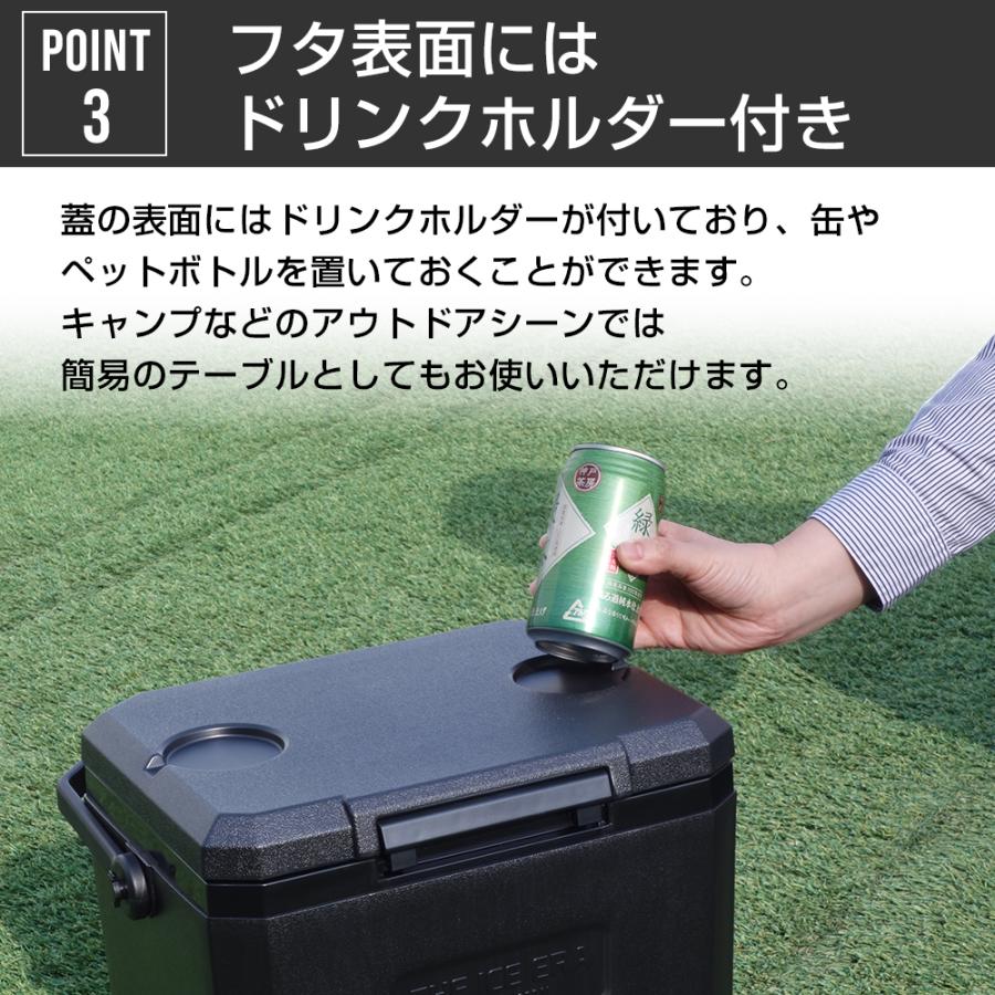 クーラーボックス 小型 ミニ 12L ジ アイスエラ ハードシェルクーラーネオ 蓋に保冷剤 保冷剤付き おしゃれ かっこいい 部活 アウトドア キャンプ | POST GENERAL | 05