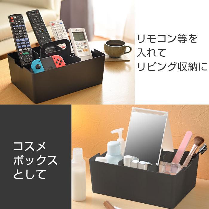 デスクオーガナイザー おしゃれ デスクトート 黒 ブラック コンパクト かわいい 卓上収納 文房具収納 小物収納ケース 持ち運び オフィス | JEJアステージ | 08