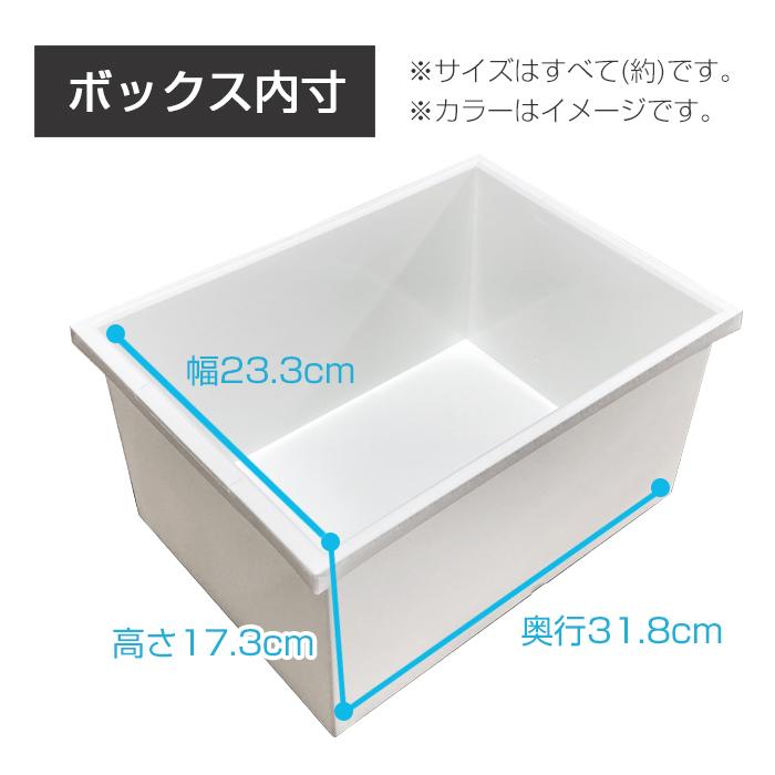 JEJアステージ (2個セット特価) 収納ボックス Mタイプ 黒