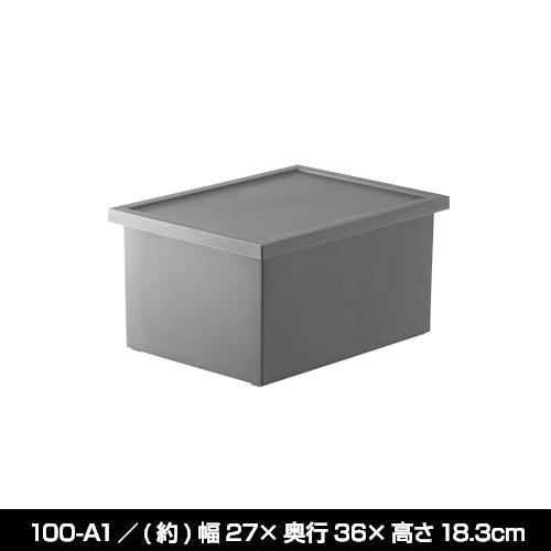 収納ボックス Mタイプ 黒 ブラック モノトーン 収納 幅27cm 奥行36cm 高さ18.3cm 小物収納 小物整理 衣装ケース 収納ケース 衣類収納 100-A1 | JEJアステージ | 02