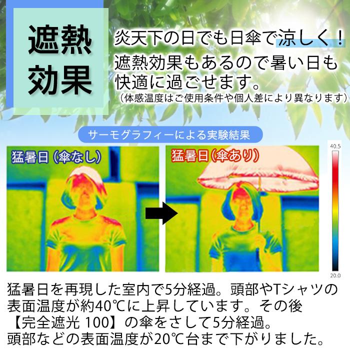 日傘 完全遮光 2段 折りたたみ傘 深張り 晴雨兼用傘 UVカット 遮光率100% 遮熱 レディース フリル ドット 丸み ブラック 黒 |  | 03