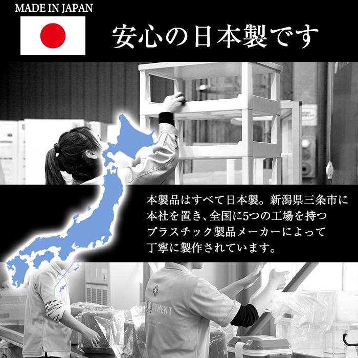 収納チェスト 4段 パイプハンガー付き （140-A77）中が透けない 限定カラー ブラック 黒 キャスター付き プラスチック 引き出し収納 (送料無料)｜kabarock｜13