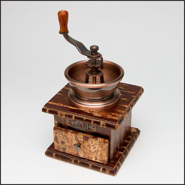 桜皮細工 コーヒーミル（樺細工）当店オリジナル商品 : 角館桜皮細工
