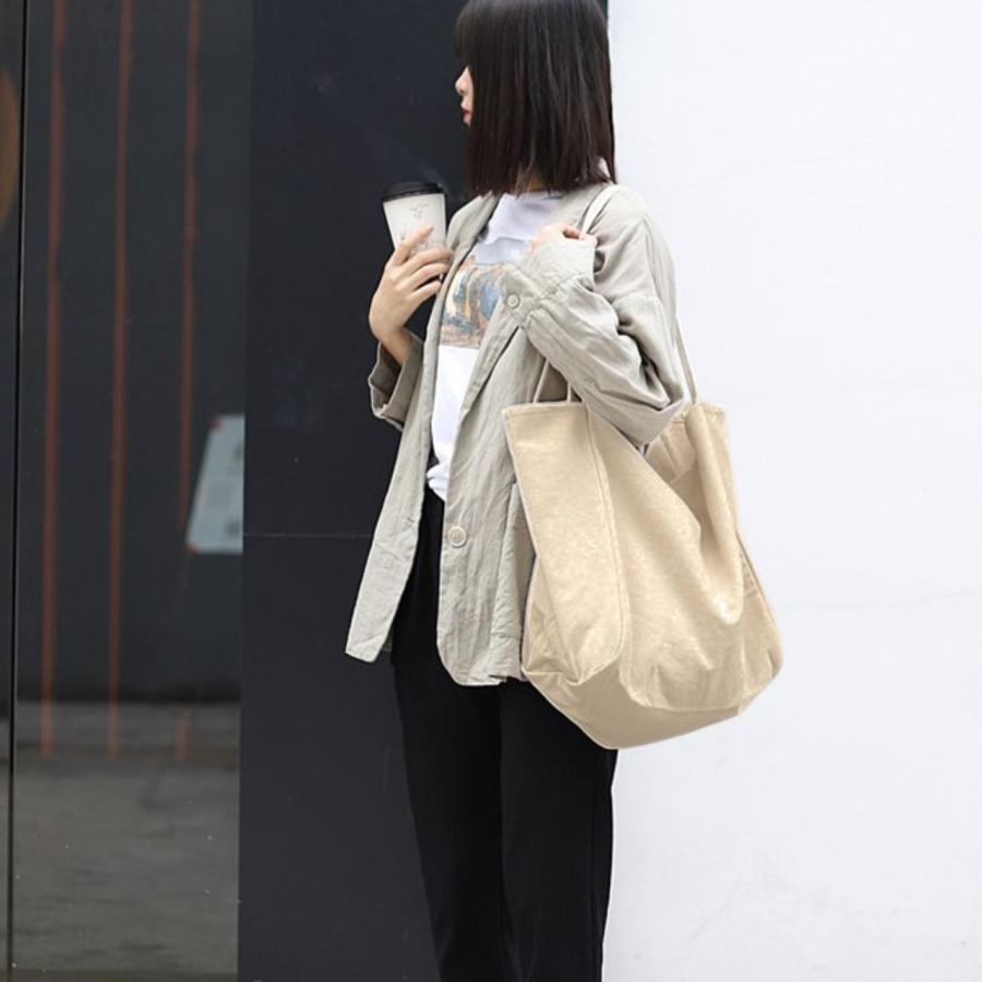 トートバッグ レディース 帆布 大容量 A4 無地 軽量 肩掛け キャンバス