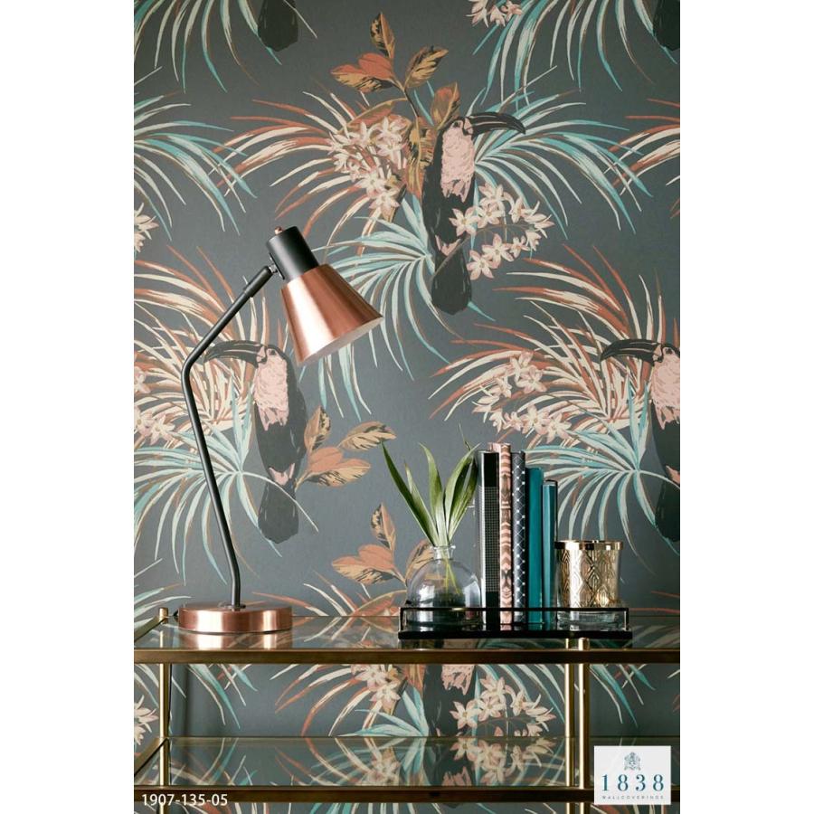 TECIDO（テシード） 輸入壁紙 クロス イギリス製 植物 鳥 オウム