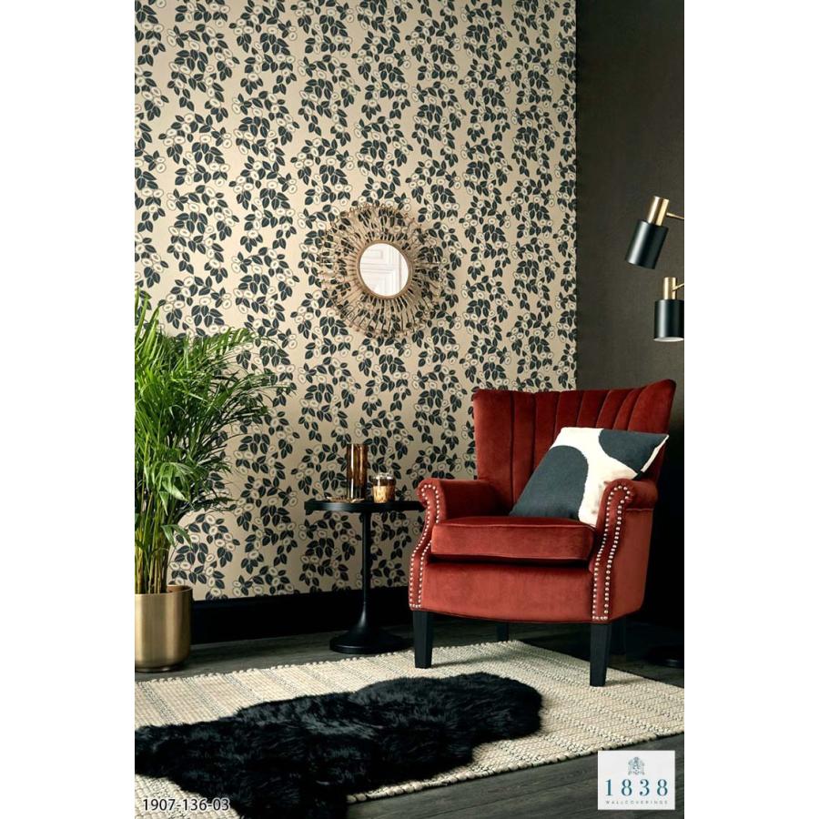 輸入壁紙 イギリス製 花柄 和風 植物 18 Wallcoverings 52cm 10m ロール 1907 136 01 1ロール単位 Te 136 01 カベコレ Yahoo 店 通販 Yahoo ショッピング