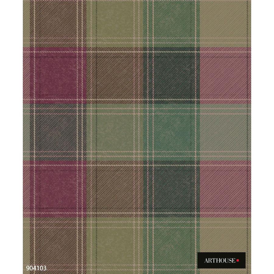輸入壁紙 イギリス製 チェック シック Check Arthouse 53cm 10m ロール 布 クロス Diy リフォーム 1ロール単位 Teah カベコレ Yahoo 店 通販 Yahoo ショッピング