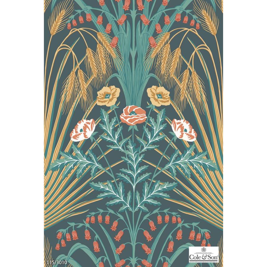 TECIDO（テシード） 輸入壁紙 クロス イギリス製 花柄 グリーン アール