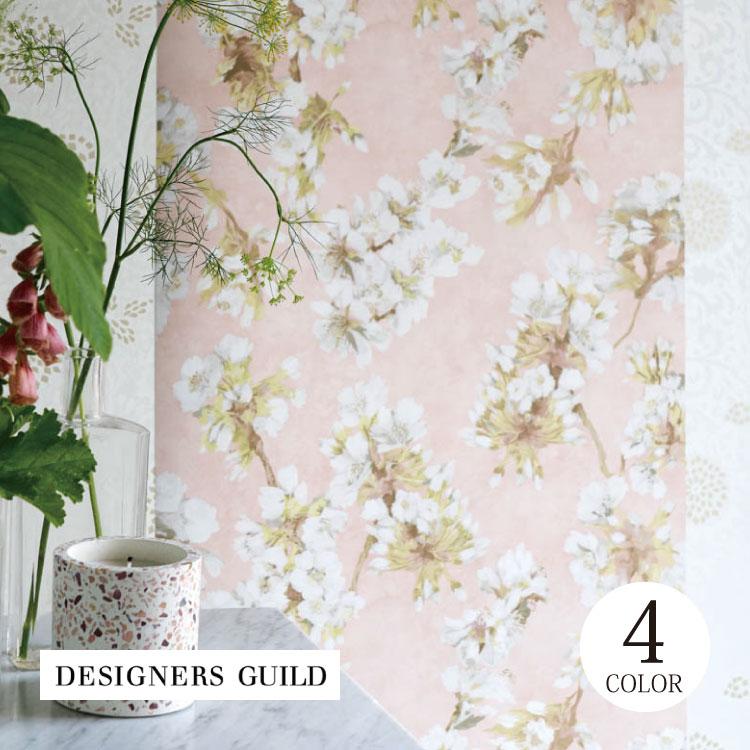 輸入壁紙 ロール売り イギリス 花柄 フラワー シノワズリ のりなし輸入壁紙 Designers Guild 52cm 10m ロール 1ロール単位 Tedgpdg カベコレ Yahoo 店 通販 Yahoo ショッピング