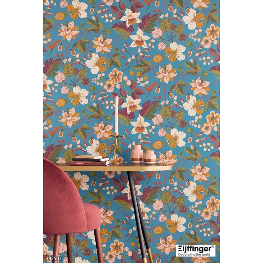 輸入壁紙 オランダ製 花柄 植物 クラシック エレガンス Eijffinger 68 5cm 10m ロール 布 クロス Diy リフォーム 1ロール単位 Teef カベコレ Yahoo 店 通販 Yahoo ショッピング