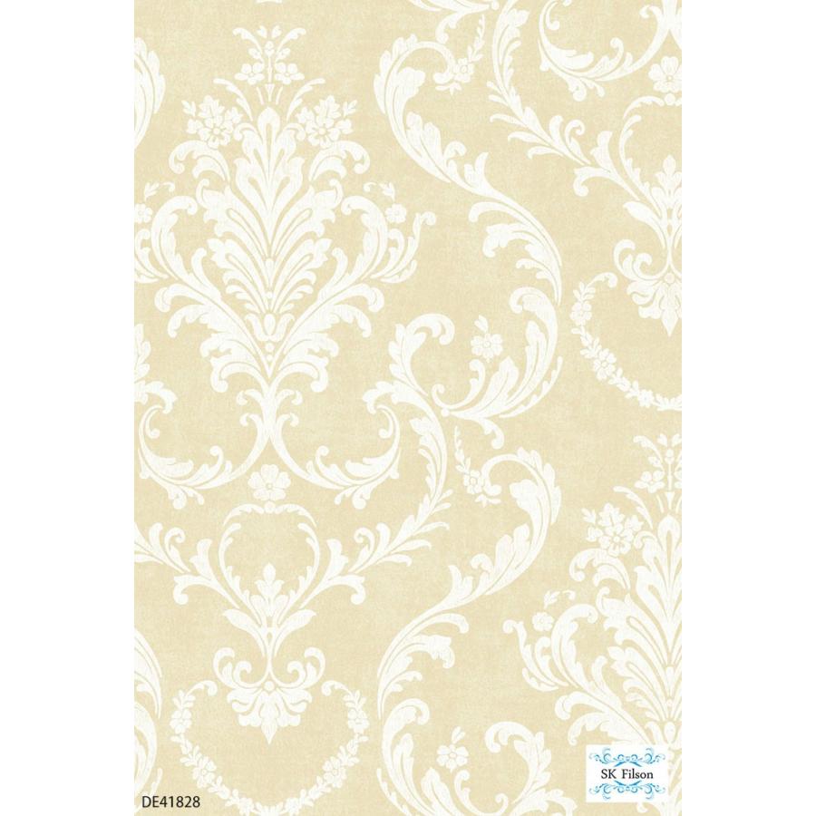 お気にいる 輸入壁紙 イギリス製 ダマスク 光沢 エレガンス クラシック Sk Filson 52cm 10m ロール De418 布 クロス Diy リフォーム 1ロール単位 正規店仕入れの Atempletonphoto Com