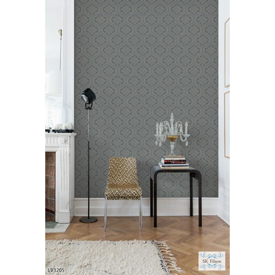 輸入壁紙 イギリス製 ダマスク 光沢 クラシック Sk Filson 53cm 10m ロール Lv32 ビニール クロス Diy リフォーム 1ロール単位 Tesklv32 カベコレ Yahoo 店 通販 Yahoo ショッピング