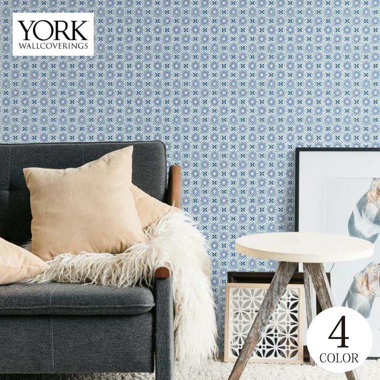 輸入壁紙 アメリカ製 タイル ヨーロピアン かわいい York 68 6cm 8 2m ロール Sp1434 布 クロス Diy リフォーム 1ロール単位 Teyksp1434 カベコレ Yahoo 店 通販 Yahoo ショッピング