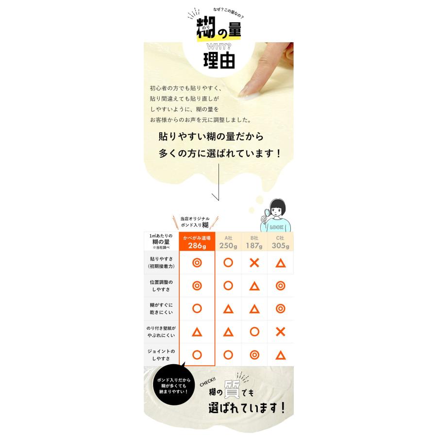 壁紙 のりつき「 一般壁紙 ミミあり」 のり付き クロス 壁紙 おしゃれ 選べる525柄「生のり付き壁紙だけ 20 ｍパック」+マニュアル | サンゲツ | 09