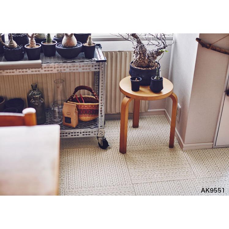 東リ（TOLI） タイルカーペット 40×40 洗える 滑り止め ファブリック